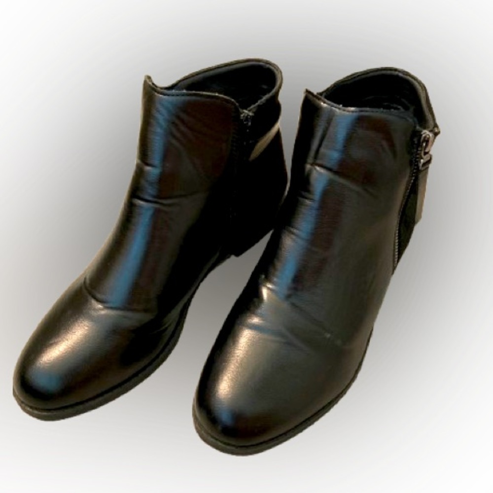 Alexis Bendel Women's Golda-09L Faux Leather Midi Boots size 10 COND:Good